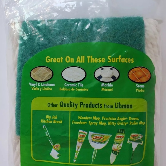New Libman Absorbent Mop Refill With Scrubber Pad - Picture 8 of 8